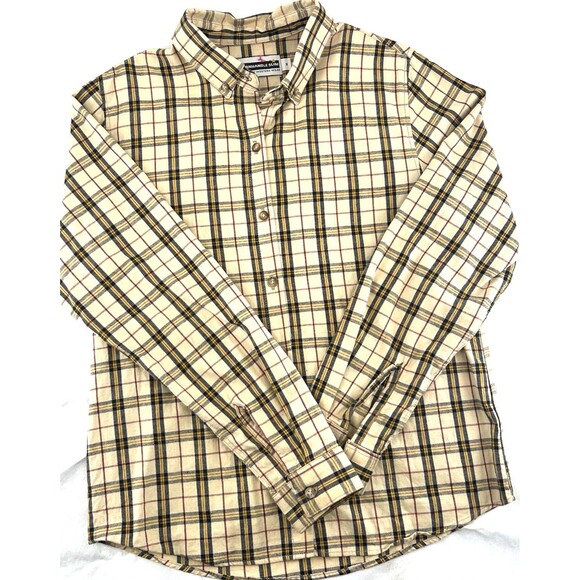 Panhandle Slim Western Wear  Long Sleeve Button-Down Plaid Vintage Mens Shirt M - Picture 6 of 13